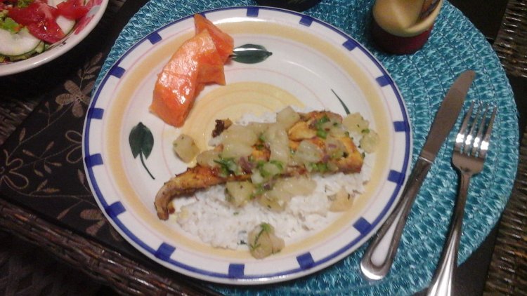 Dorado with Salsa de Pina